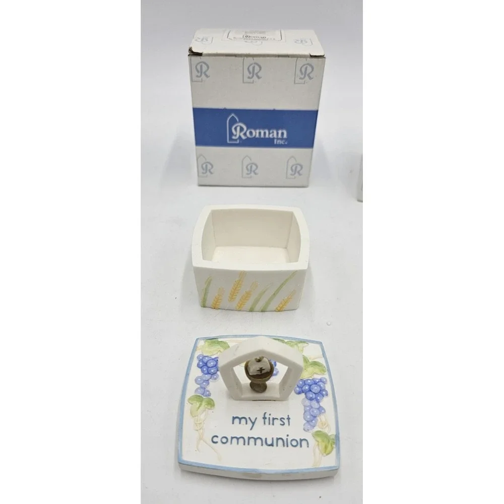 My First Communion Keepsake Rosary Treasure Boxes Gifts 2.5